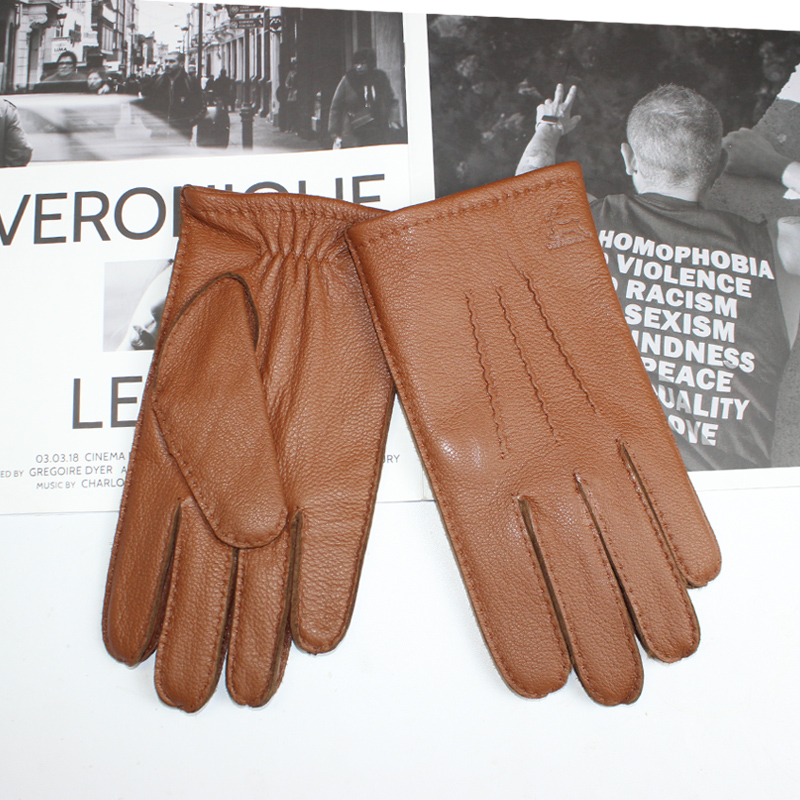 High Quality Men's Deerskin Gl - Leather Driving Glove ulasan dan harga