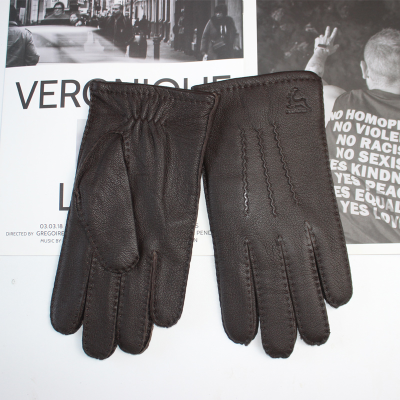 High Quality Men's Deerskin Gl - Leather Driving Glove ulasan dan harga