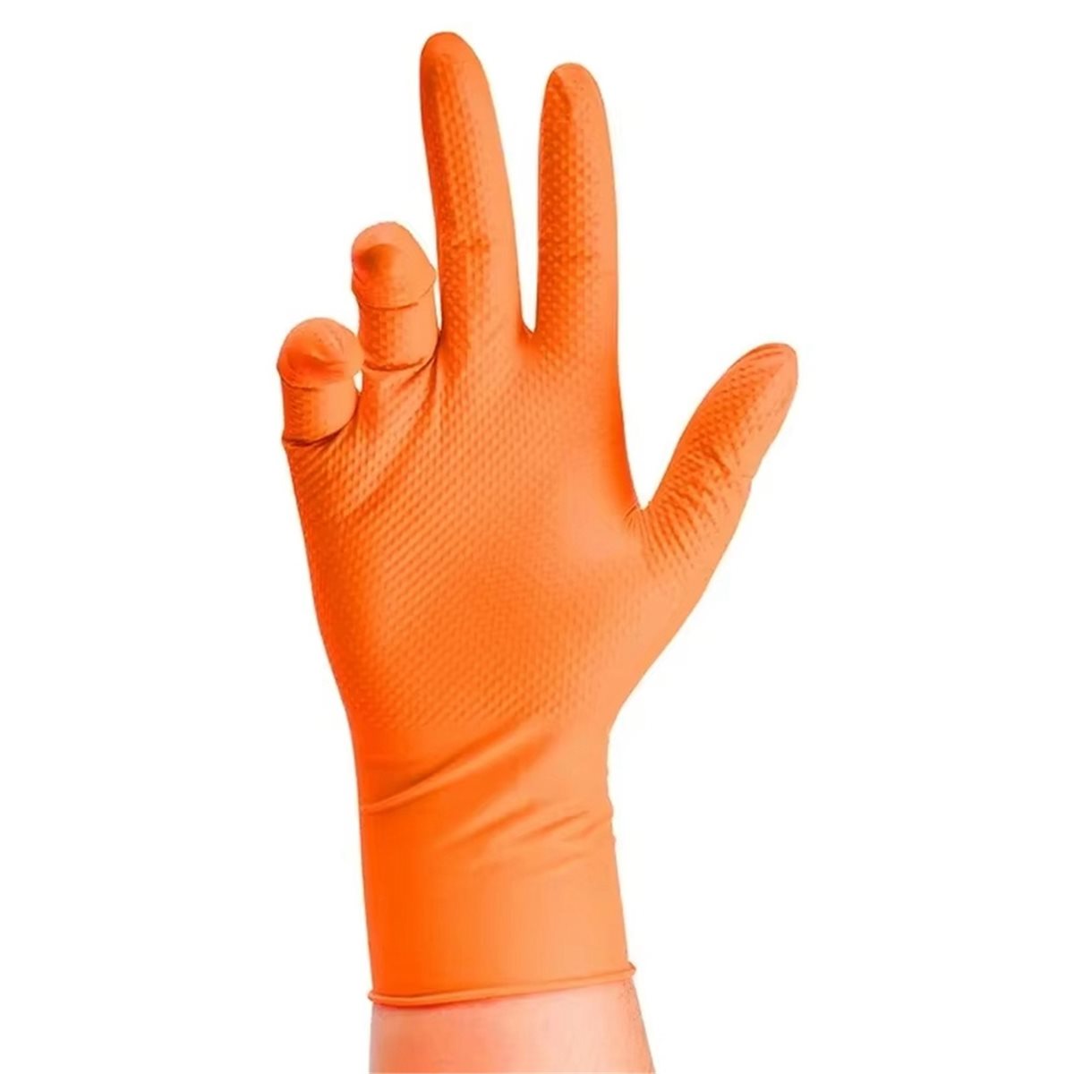 NEW Heavy Duty Orange Nitrile  - Nitrile Mechanic Glove ulasan dan harga