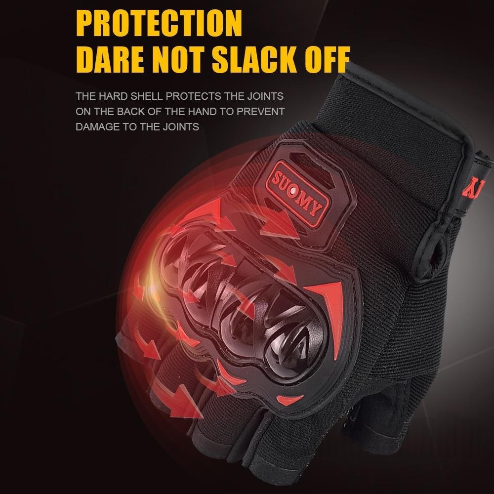Summer Motorcycle Half Finger  - Motorcycle Glove Knuckle ulasan dan harga