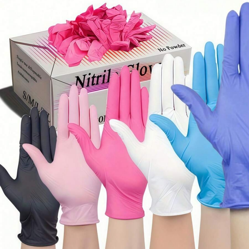 100PCS Disposable Nitrile Glov - Nitrile Mechanic Glove ulasan dan harga