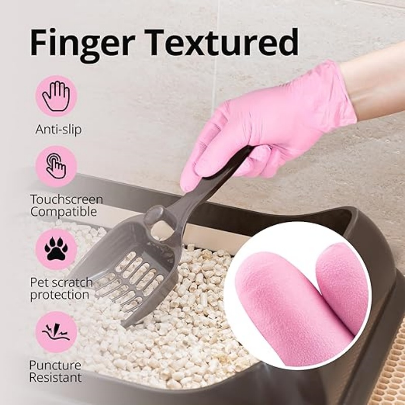 100PCS Disposable Nitrile Glov - Nitrile Mechanic Glove ulasan dan harga