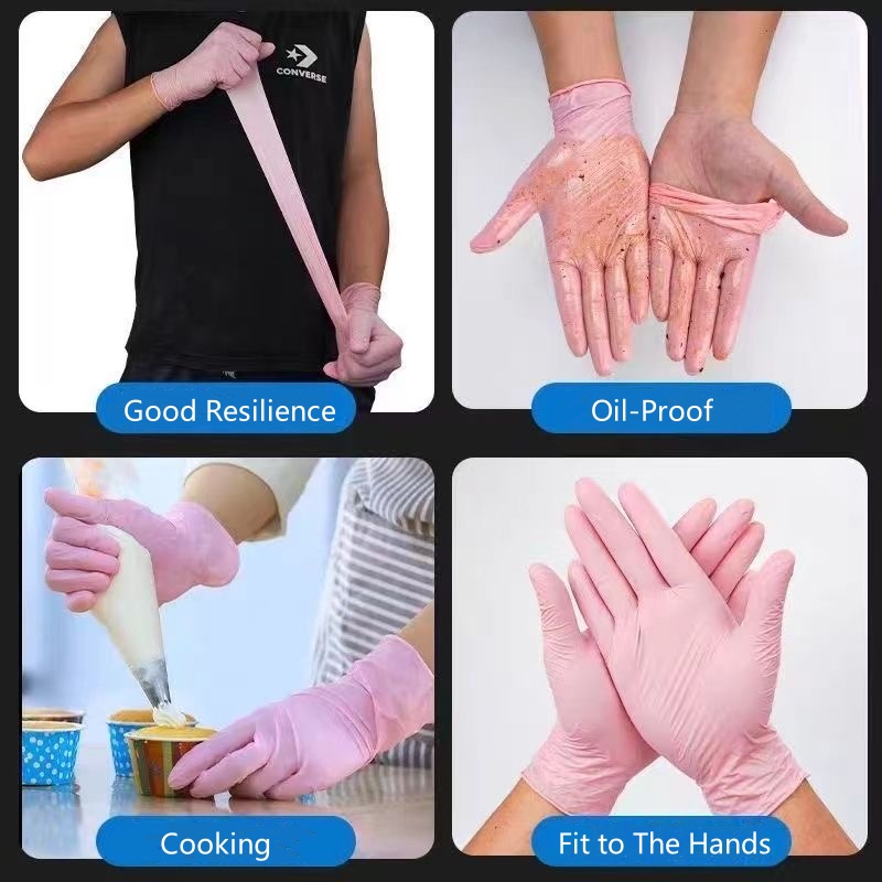 100PCS Disposable Nitrile Glov - Nitrile Mechanic Glove ulasan dan harga