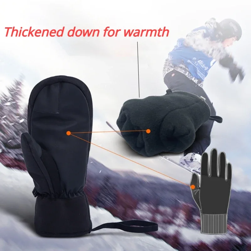 Winter Ski Gloves Waterproof T - Ski Glove Waterproof ulasan dan harga