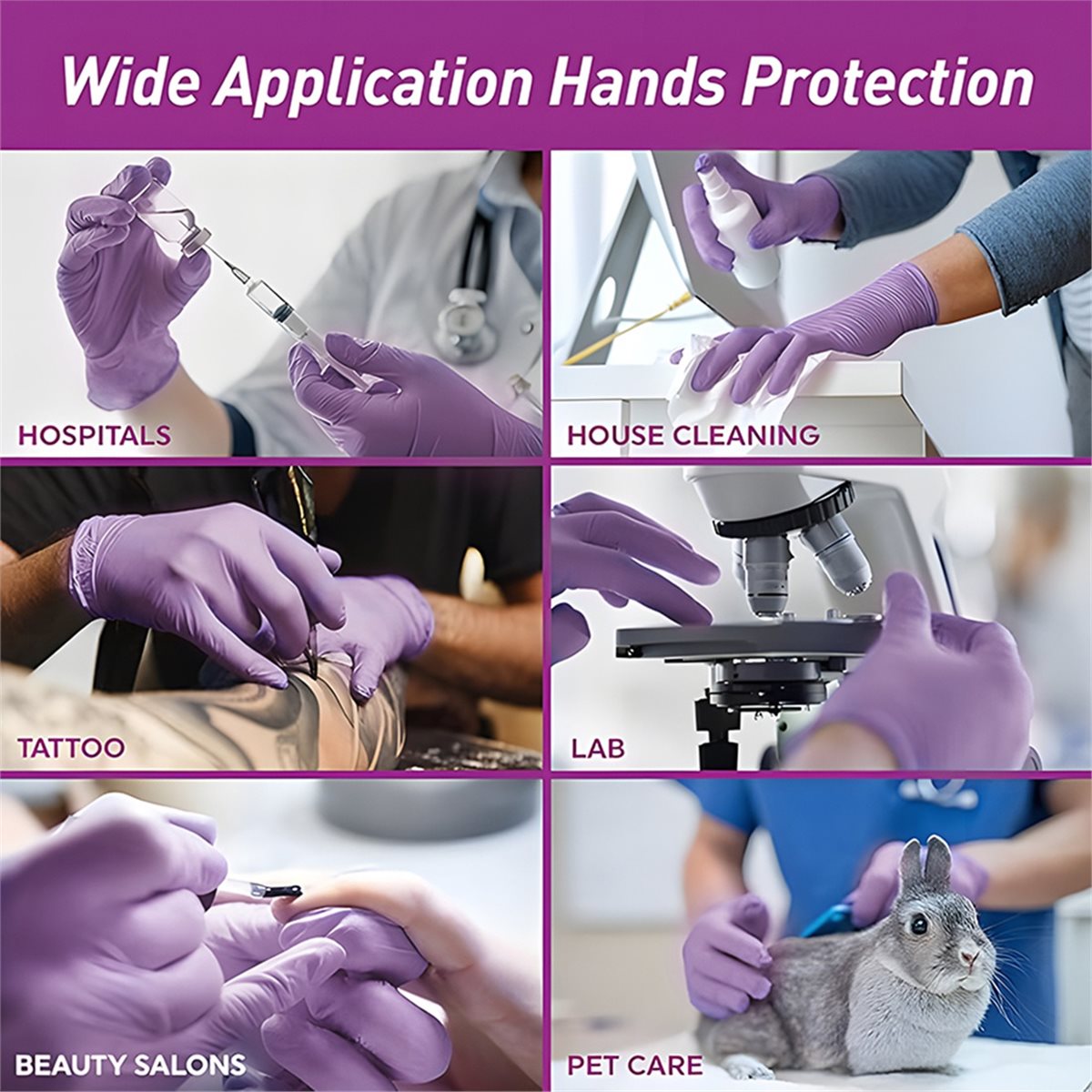 2026 New Tool 100pcs Nitrile E - Exam Glove Nitrile ulasan dan harga