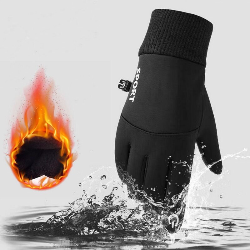 Winter Warm Full Fingers Water - Ski Glove Waterproof ulasan dan harga