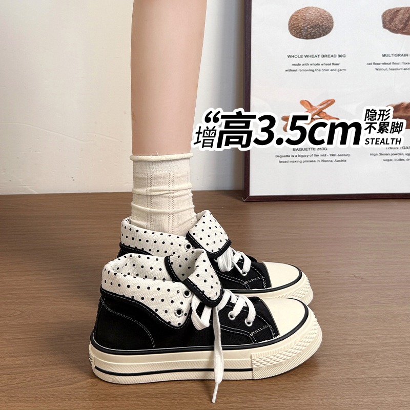 New High Help Canvas Shoes Dot - Vans Shoes Old Skool ulasan dan harga