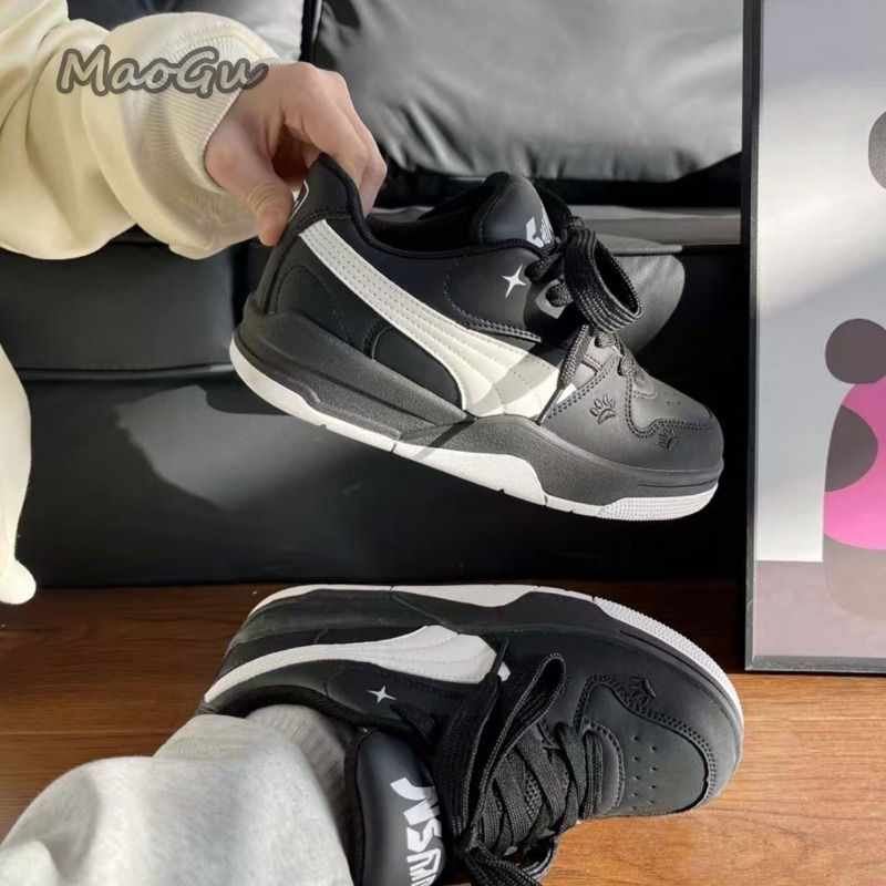 Women's Black White Leather Sk - Vans Shoes Old Skool ulasan dan harga