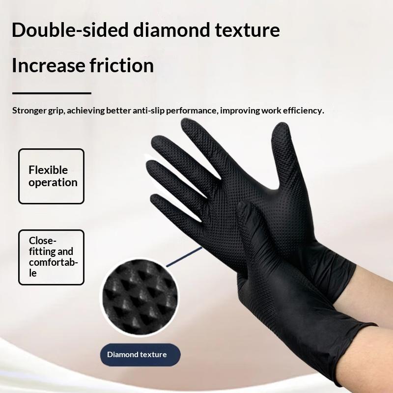 50Pcs 8Mil Extra Thick Disposa - Nitrile Mechanic Glove ulasan dan harga